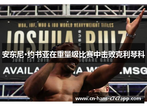 安东尼·约书亚在重量级比赛中击败克利琴科 安东尼·约书亚在重量级比赛中击败克利琴科